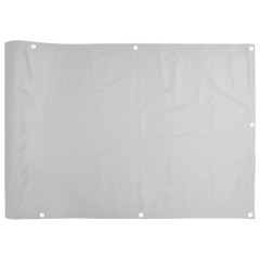 OMAXI Balkonová zástěna šedá 600 x 90 cm PVC 877955