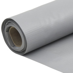 OMAXI Balkonová zástěna šedá 600 x 90 cm PVC 877955
