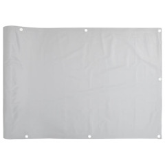 OMAXI Balkonová zástěna šedá 400 x 120 cm PVC 878426