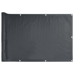OMAXI Balkonová zástěna antracitová 600 x 120 cm PVC 878372