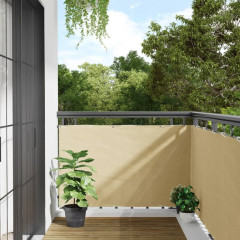 OMAXI Balkonová zástěna krémová 600 x 90 cm PVC 878020