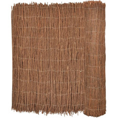 OMAXI Zahradní plot z mlází 400 x 100 cm 914310