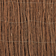 OMAXI Zahradní plot z mlází 400 x 100 cm 914310