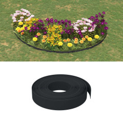 OMAXI Travní lemy 5 ks černé 10 m 10 cm polyethylen 758141