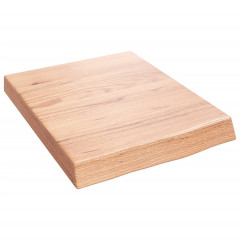 OMAXI Koupelnová deska hnědá 40x50x(2-6) cm ošetřený masivní dřevo 832728