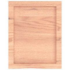 OMAXI Koupelnová deska hnědá 40x50x(2-6) cm ošetřený masivní dřevo 832728