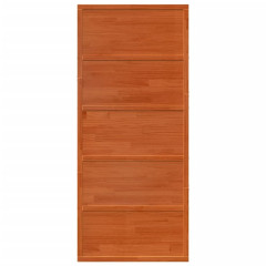 OMAXI Posuvné dveře voskově hnědé 90 x 208 cm masivní borové dřevo 823015