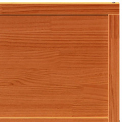 OMAXI Posuvné dveře voskově hnědé 90 x 208 cm masivní borové dřevo 823015