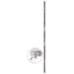 OMAXI Vchodové dveře antracitové 108 x 208 cm PVC 777524