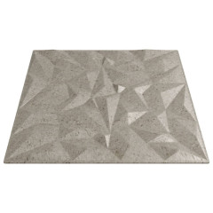 OMAXI Nástěnné panely 48 ks betonové 50 x 50 cm XPS 12 m² ametyst 547309