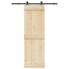 OMAXI Sada příslušenství pro posuvné dveře 152,5 cm ocelová černá 849190