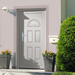 OMAXI Vchodové dveře bílé 98 x 208 cm PVC 887711