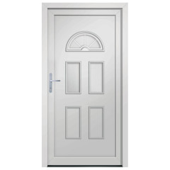 OMAXI Vchodové dveře bílé 98 x 208 cm PVC 887711