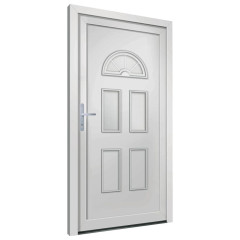 OMAXI Vchodové dveře bílé 98 x 208 cm PVC 887711