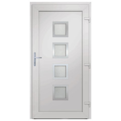 OMAXI Vchodové dveře antracitové 98 x 190 cm PVC 887148