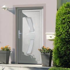 OMAXI Vchodové dveře bílé 108 x 200 cm PVC 887827