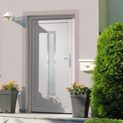 OMAXI Vchodové dveře bílé 98 x 208 cm PVC 887520