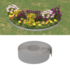 OMAXI Travní lem šedý 10 m 15 cm polyethylen 766610