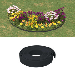 OMAXI Travní lem černý 10 m 10 cm polyethylen 766597