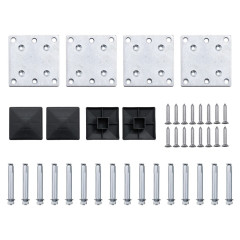 OMAXI Set plotového dílce WPC 526 x 146 cm hnědý 367001
