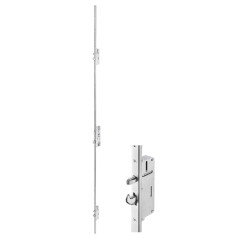 OMAXI Vchodové dveře antracitové 110 x 210 cm hliník a PVC 777234