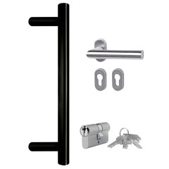 OMAXI Vchodové dveře bílé 108 x 208 cm PVC 777289