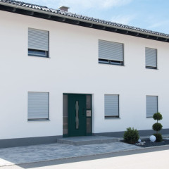 OMAXI Vchodové dveře antracitové 108 x 200 cm PVC 777425