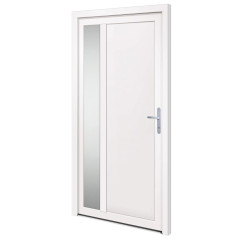 OMAXI Vchodové dveře bílé 108 x 208 cm PVC 777494