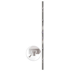 OMAXI Vchodové dveře antracitové 98 x 208 cm PVC 777517