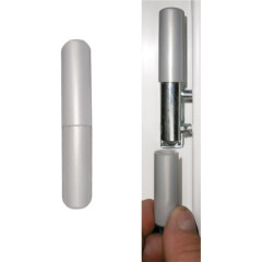 OMAXI Vchodové dveře antracitové 98 x 208 cm PVC 777517