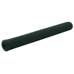 OMAXI Pletivo ke kurníku ocel PVC vrstva 25 x 1,2 m zelené 624554