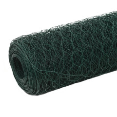 OMAXI Pletivo ke kurníku ocel PVC vrstva 25 x 1,2 m zelené 624554