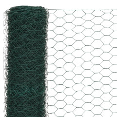 OMAXI Pletivo ke kurníku ocel PVC vrstva 25 x 1,2 m zelené 624554