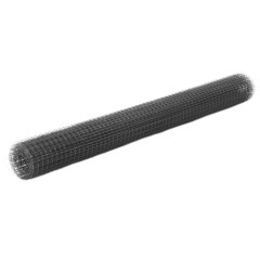 OMAXI Pletivo ke kurníku ocel s PVC povlakem 25 x 1,5 m šedé 701859