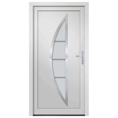OMAXI Vchodové dveře bílé 98 x 190 cm PVC 887261