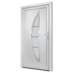 OMAXI Vchodové dveře bílé 98 x 190 cm PVC 887261
