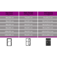 OMAXI Vchodové dveře antracitové 108 x 200 cm PVC 887353