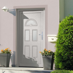OMAXI Vchodové dveře bílé 88 x 208 cm PVC 887766