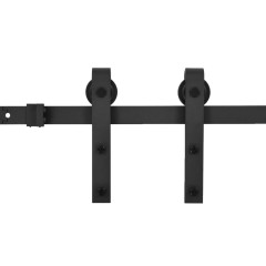 OMAXI Posuvné dveře s kováním 70 x 210 cm masivní borové dřevo 080386