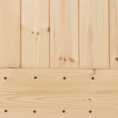 OMAXI Posuvné dveře s kováním 85 x 210 cm masivní borové dřevo 080430