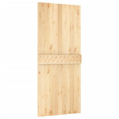 OMAXI Posuvné dveře s kováním 90 x 210 cm masivní borové dřevo 080508