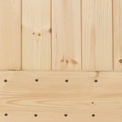 OMAXI Posuvné dveře s kováním 85 x 210 cm masivní borové dřevo 080836