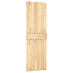 OMAXI Posuvné dveře s kováním 70 x 210 cm masivní borové dřevo 081093