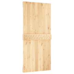 OMAXI Posuvné dveře s kováním 95 x 210 cm masivní borové dřevo 081239
