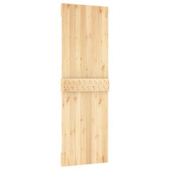 OMAXI Posuvné dveře s kováním 70 x 210 cm masivní borové dřevo 081796