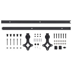 OMAXI Posuvné dveře s kováním 70 x 210 cm masivní borové dřevo 081796
