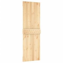 OMAXI Posuvné dveře s kováním 70 x 210 cm masivní borové dřevo 081949