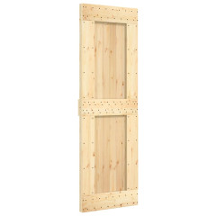 OMAXI Posuvné dveře s kováním 70 x 210 cm masivní borové dřevo 082007