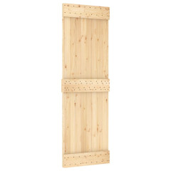 OMAXI Posuvné dveře s kováním 70 x 210 cm masivní borové dřevo 082342