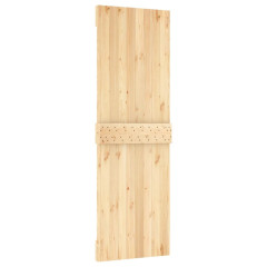 OMAXI Posuvné dveře s kováním 70 x 210 cm masivní borové dřevo 082342